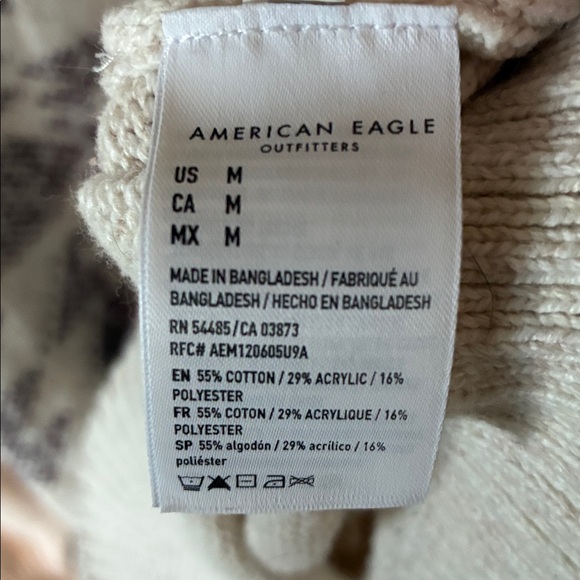 American Eagle Vintage sz M hooded sweater euc - Picture 6 of 7
